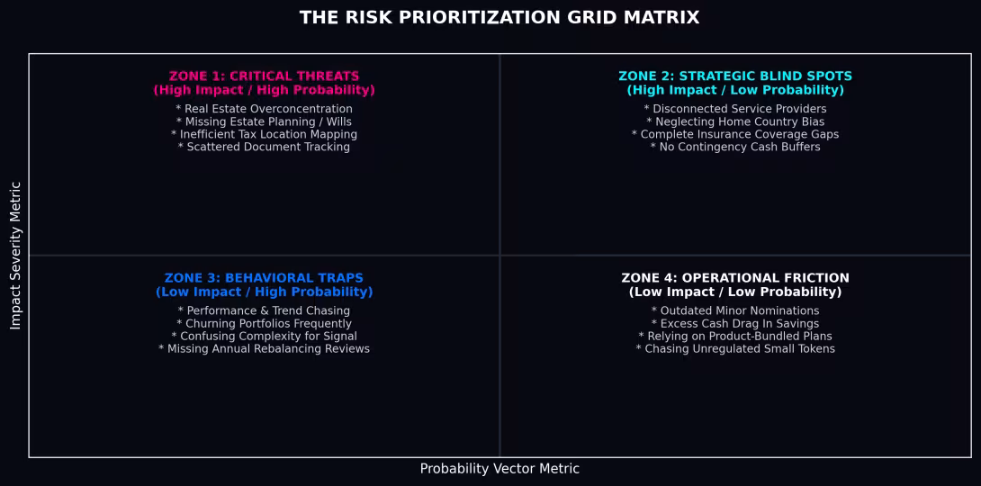 Wealth  Management Mistakes Matrix